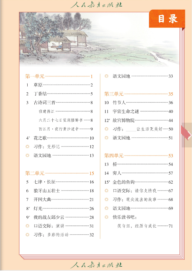 1688650375629454.png 部编人教版六年级语文上册电子课本